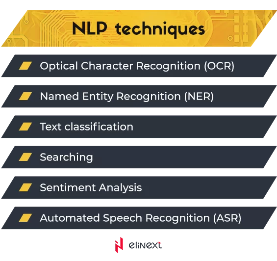 NLP techniques for healthcare